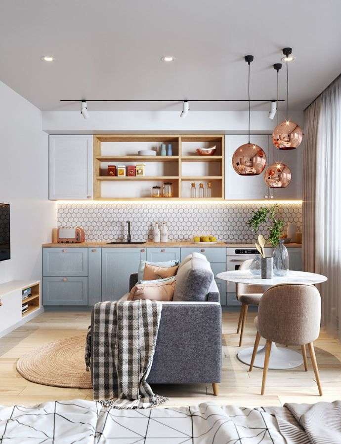 10 Tips For Decorating A Small Kitchen And Living Room Combo