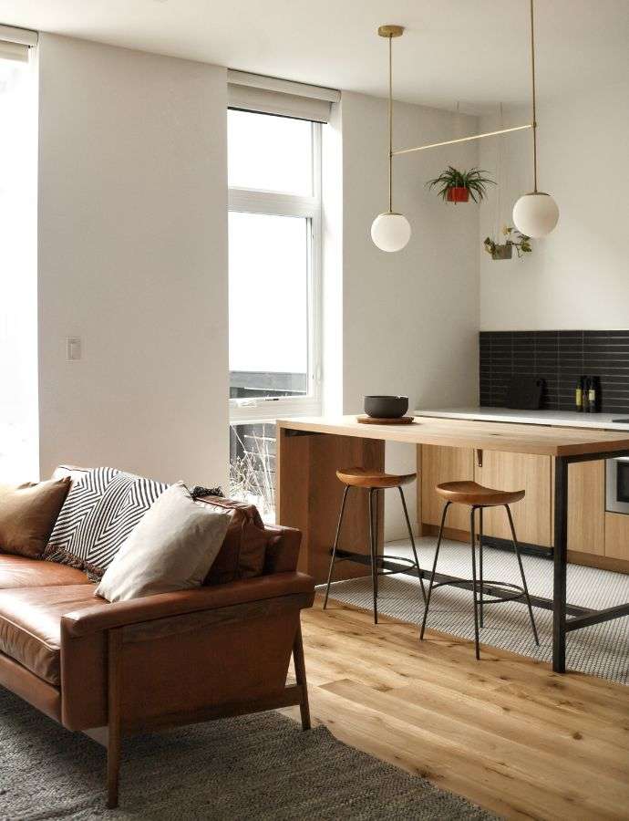 18 Small Kitchen And Living Room Combos that Work!