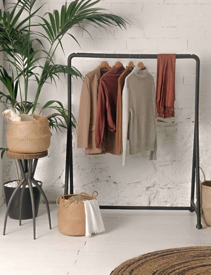 14 Ways To Store Clothes In A Small Bedroom With No Closet.