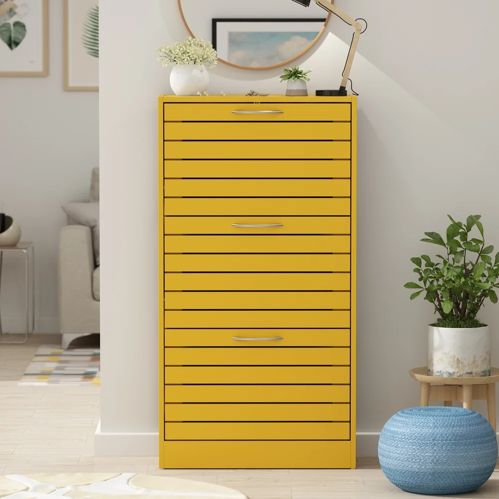 narrow slim entryway shoe cabinet