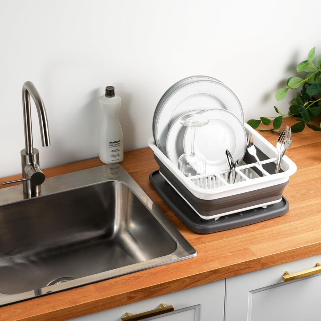 Collapsible Dish Drying Rack for small kitchens