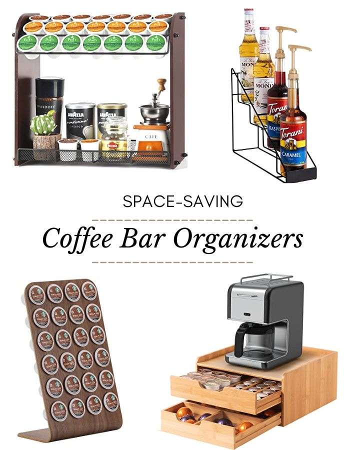Space-Saving Coffee Bar Organizers For Your Cozy Coffee Corner