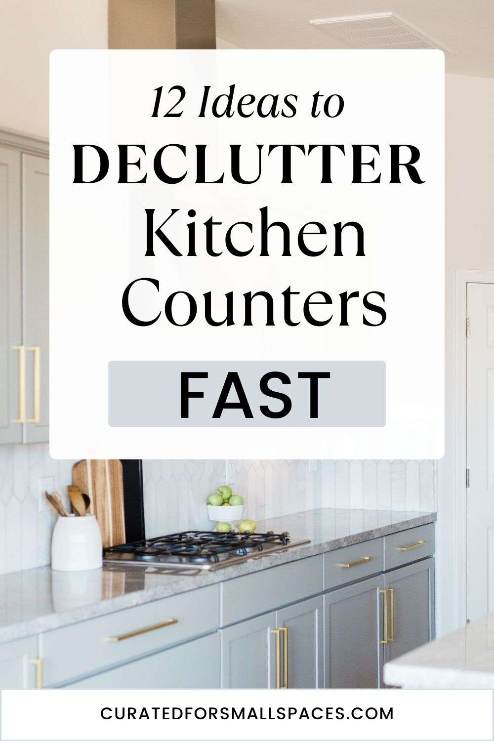 12 Solutions To Declutter Kitchen Counters Fast!