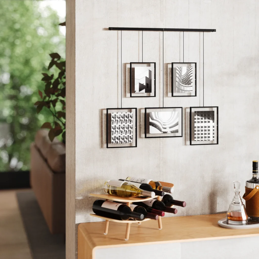 wall picture frame exhibit