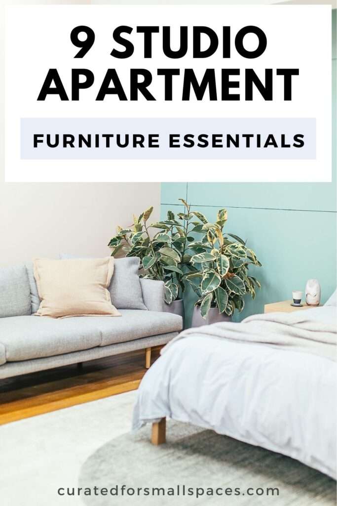 studio apartment furniture ideas and essentials