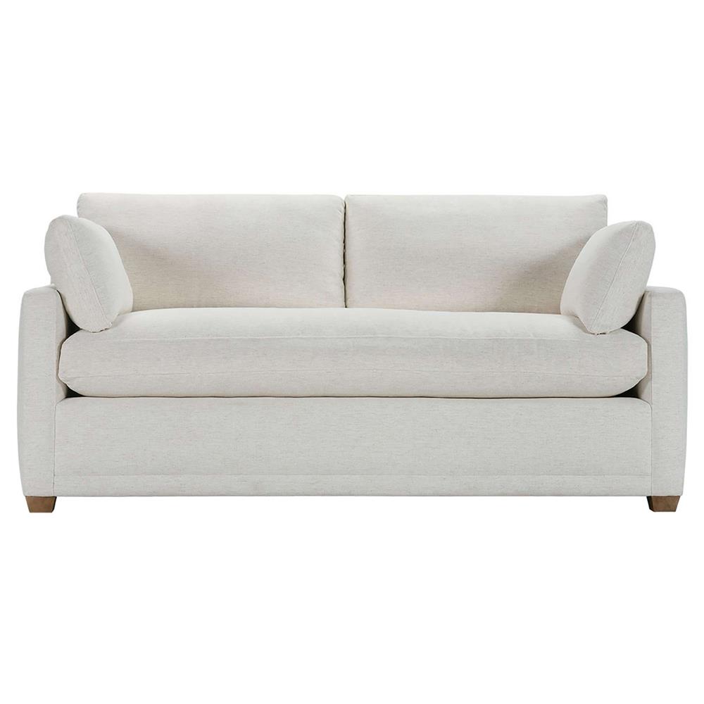 white cushion sofa bed