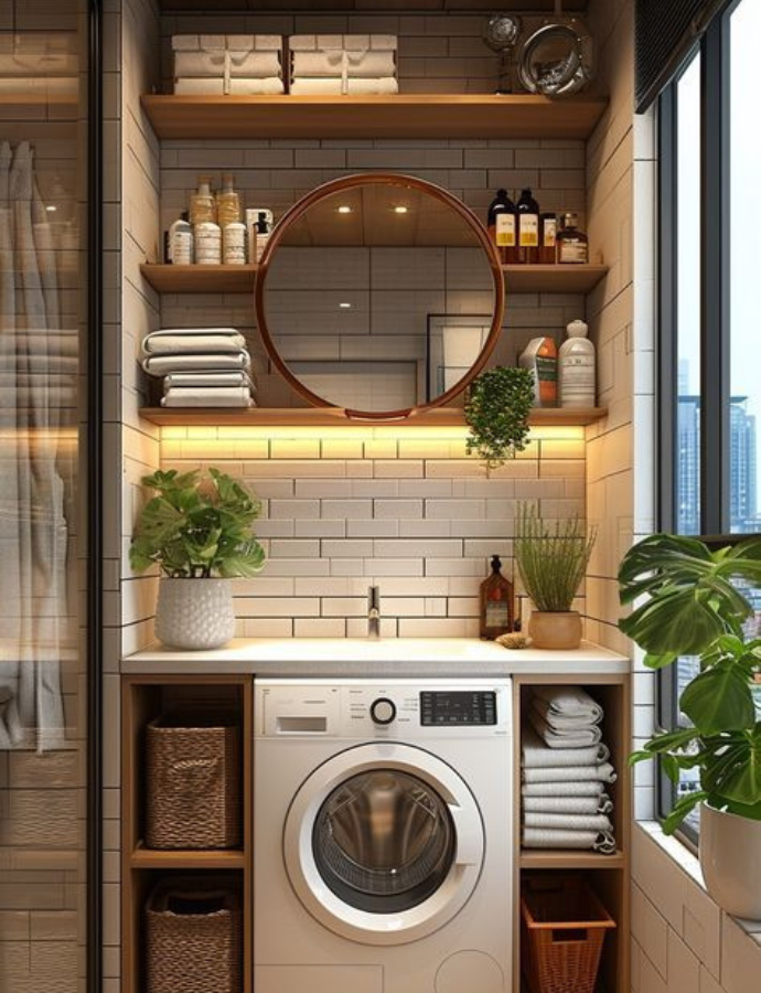 Small Laundry Room Design Inspiration. Plus, How To Get The Look!